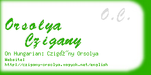 orsolya czigany business card